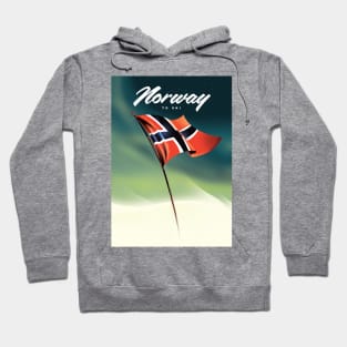 Norway Ski poster Hoodie